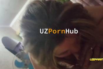 Зрелая пухлая узбечка сосёт член на камеру с разговорами